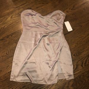 Champagne Strapless Dress